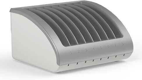 POCHAR 8-Device Universal Charging Station for Laptops & Chromebooks – Classroom Organization for iPads, Tablets & More, Ideal for Schools & Offices in Saudi Arabia