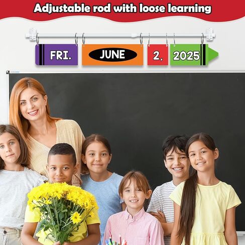 73PCS Classroom Flip Calendar Bulletin Board With Holder for Teacher Classroom ، Flip Flip Calendar تشمل بطاقات أسبوع لمدة أسبوع لمستلزمات المعلمين ما قبل المدرسة اللوازم المدرسية in Kuwait