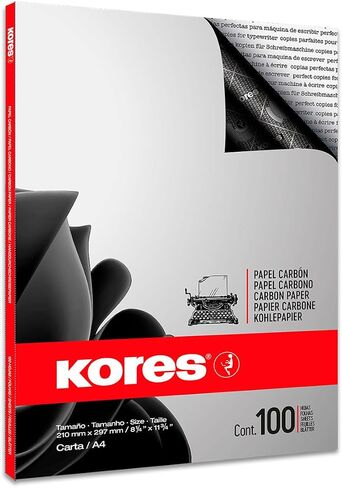 ورقة الكربون الأسود لتكوين الآلة الكاتبة ، لا تلطيخ وقابلة لإعادة الاستخدام ، اللوازم المدرسية والمكتبية ، التنسيق A4 ، 21 × 29.7 سم ، حزمة من 100 ورقة in Saudi Arabia