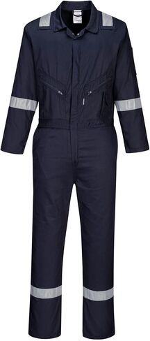 Portwest C814 Iona Lightweight Reflective Cotton Coverall Gray, XX-Large in Saudi Arabia