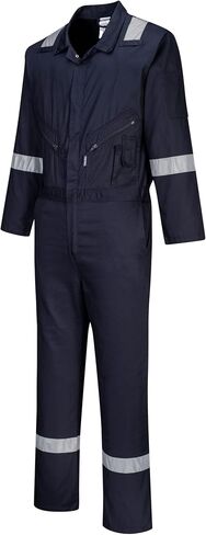 Portwest C814 Iona Lightweight Reflective Cotton Coverall Gray, XX-Large in Saudi Arabia