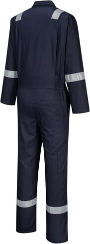 Portwest C814 Iona Lightweight Reflective Cotton Coverall Gray, XX-Large in Saudi Arabia