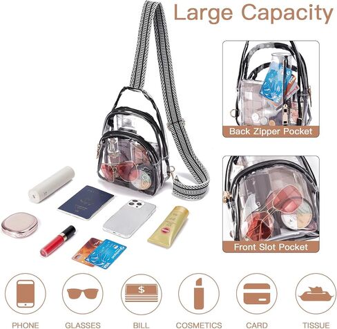 Telena Small Sling Bag for Women Leather Crossbody Fanny Packs Chest Bag for Women in Kuwait