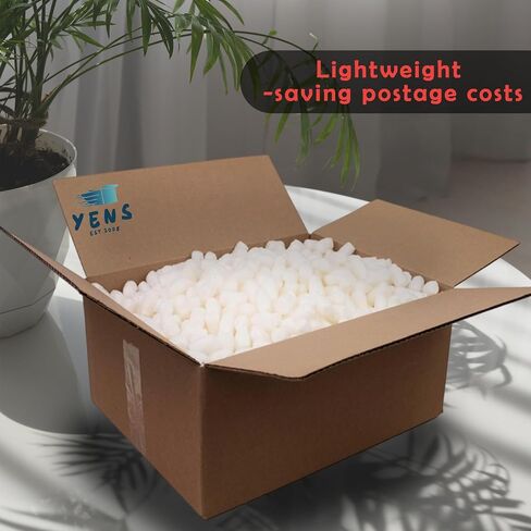 Yens Packing Peanuts 45 Gallon 7 cubic ft Biodegradable Popcorn for Moving, Shipping, Packaging 100% RECYCLEABLE in Saudi Arabia