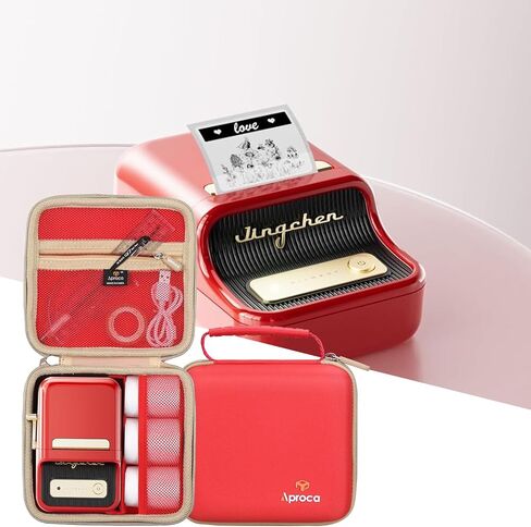 Aproca Hard Travel Storage Protective Case, for NIIMBOT B21 Inkless Label Maker Portable Label Printer in Saudi Arabia