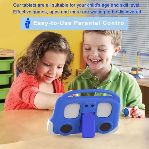 Kids Tablet 7 inch Toddler Tablet Android Tablet for Kids 4GB RAM 32GB ROM Tablets IPS Touch Screen, Iwawa & Parent Control kid Tablet WiFi Dual Camera, Shockproof Case. in Saudi Arabia