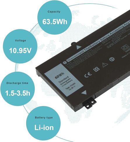 Futurebatt بطارية الكمبيوتر المحمول ل PA3536U-1BRS توشيبا الأقمار الصناعية L350 L355-S7907 L355-S7915 P200 P205 P205D PA3536U-1BRS PA3537U-1BAS PA3537U-1BRS PABAS100 PABAS101 in Saudi Arabia