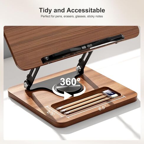 Book Stand for Reading ، 360 ° Free Hands Book Book ، ارتفاع وزاوية قابلة للتعديل ، مقطع صفحة للكتاب الطهي ، الوصفة ، المجلة ، الكمبيوتر المحمول ، اللوحي ، قابلة للطي للمطبخ ، المكتب ، المدرسة in Saudi Arabia