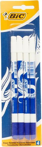 BIC Ink Killer ، حزمة من 4 ، ممحاة الحبر ، مقاومة للتلطيخ ، مثالية للمكتب أو المكتب المنزلي أو المدرسة in Kuwait