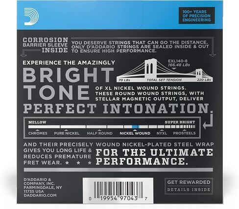 D'Addario D'Addario EXL115 Electric Guitar Strings Electric Blues/Jazz - 3 Pack in Saudi Arabia