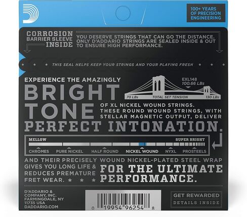 D'Addario D'Addario EXL115 Electric Guitar Strings Electric Blues/Jazz - 3 Pack in Saudi Arabia