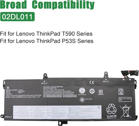 L20M4P71 SB10T83216 5B10W13973 Laptop Battery Replacement for Lenovo ThinkPad X1 Carbon 9th 10th 11th Gen X1 Yoga 6th 7th 8th Gen Series L20C4P71 SB10T83217 L20D4P71 L20L4P71 15.44V 57Wh in Saudi Arabia