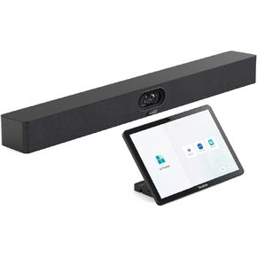 Yealink MeetingBar A40-031 - All-in-One 4K Video Conferencing Solution with Dual 48MP Cameras, 120° Field of View, 8MEMS Microphone Array, CTP25 Touch Panel, Compatible with Microsoft Teams and Zoom