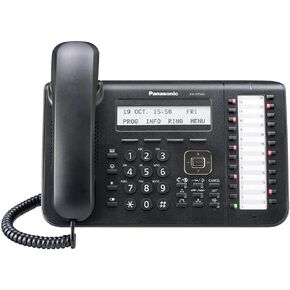 Panasonic Phone Black Digital 3-line LCD, with Backlight, 24 CO Key, Full Duplex SP-Phone, with Built in EHS KX-DT543 (Renewed)
