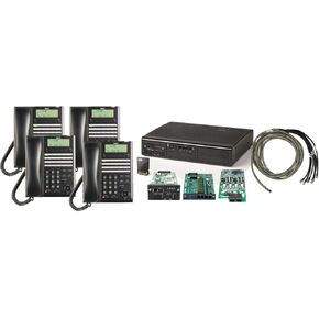 NEC SL2100 Digital Quick Start Kit with 4 Port Voicemail and 4 Digital 24 Button Phones - NEC-BE117450