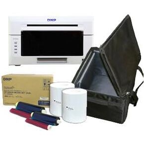 طابعة DNP DS620A DYE Sub ، مع حالة واحدة من DS620 4x6 800 طباعة ، وحقيبة Case-Nylon