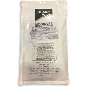 Sharp MX-31NVSA Tri-Color Developer; New Genuine OEM Sharp Brand; Sealed Pack Contains 3 Pouches: Cyan, Magenta and Yellow; Net 720 Grams