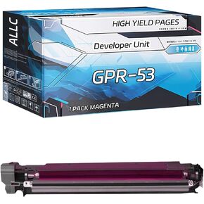 GPR-53 Developer Unit Compatible with Canon imageRUNNER ADVANCE C3325i C3330i C3525i C3530i DX C3720i DX C3725i DX C3730i Printers, High Yield 160000 Pages, Experience Superior Printing (Magenta)
