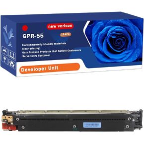 GPR-55 Developer Unit Compatible for Canon imageRUNNER Advance C5535i C5535iII C5535iIII C5540i C5540iII C5540iIII C5550i Printers, Print Up to 400000 Pages, Bright Colors (1 Pack Cyan)