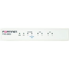 Fortinet FortiVoice-20E2, 2 x 10/100 Ports, 2 x FXO, 2 x FXS, 8GB Storage, 20 Extensions, 4 VoIP Trunks FVE-20E2