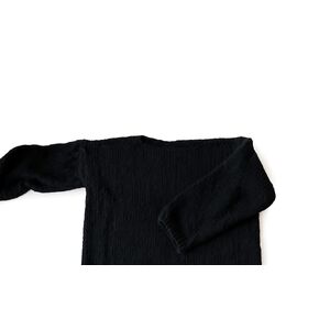 Black knitted sweater