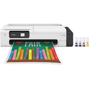 Canon ImagePrograf TC-21M-طابعة متعددة الوظائف | 24 "ملصق تنسيق كبير وطابعة مؤامرة - وحدة تغذية ورق لفة وقطع تلقائية ، USB ، Wi -Fi ، LAN ، White