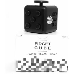 Premium Hand Cube: Unleash Stress Relief and Boost Focus Hand Cube: The Ultimate Handcrafted Premium Quality Fidget Toy for All Age, Fun, Relaxing, and Perfect for Every Occasion (Midnight Black)