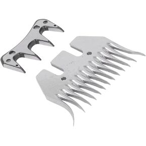 EVGATSAUTO 13 Teeth Wool Clipper Comb Cutter Trimmer Accessory Set Kit Sheep Shears for Alpacas, Llamas and Thick Fur Animals, with High Carbon Steel Material