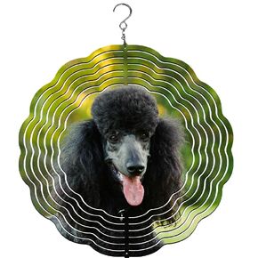 Black Poodle Wind Spinner | Windspinner | Dog Lover