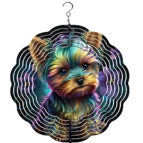 Yorkie Colorful Wind Spinner | Windspinner | Dog Lover