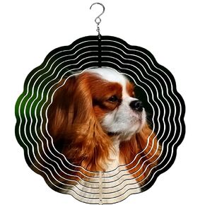 King Charles Dog Wind Spinner | Windspinner | Dog Lover