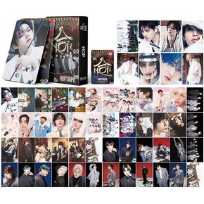 55pcs Stray Kids Photocards 2025 New Lomo Cards ، Stray Kids Cards for Gift and Fans Collection (Blue)