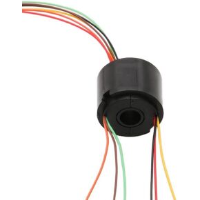 2/4/6 Channel Bore Slip Ring Through Hole Dia.7mm 1.5A Electric Conductive Slipring Hollow Shaft(Hole 7mm 6CH 1.5A)