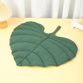Pet Cushion, Leaf Shape, Double-Sided, PP Cotton Material, Soft and Comfortable, Suitable for Indoors, Universal for Cats and Dogs, Let Your Pet Have a Good Night's Sleep(Ginkgo Leaves)