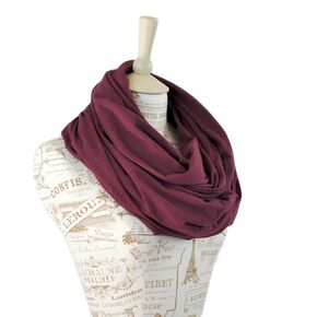 Jersey Infinity Scarf (Burgundy)