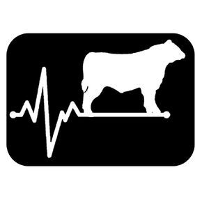 Angus Lifeline Bull Decal 6" Sticker OS 272 cattle cow aberdeen beef