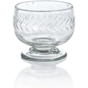 Zodax Tuscan Handmade Etched Glass - Sets of 4 (DOF)