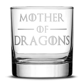 Integrity Bottles, GOT, MOD, Premium Whiskey Glass, Handmade, Handblown, Hand Etched Gifts, Sand Carved, 11oz