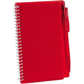 Fun Express - Red Spiral Note Books & Pen Sets - Stationery - Notepads - Note Books & Journals - 12 Pieces