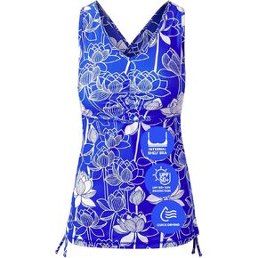 UV SKINZ Swim Tankini for Women - UPF 50+ Sun Protection, Modest Swim Tank Top, Swimsuit Top, Tankini Top with Bra Support - Mykonos Sea Glass - M in Kuwait