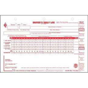 Deluxe Duplicate Driver Daily Log 10-pk. with Detailed DVIR & Daily Recap - Shrinkwrapped Loose-Leaf Format, 2-Ply with Carbon, 8.5" x 5.5", 31 Sets of Forms Per Unit, J. J. Keller & Associates, Inc.