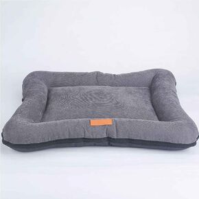 Dog Bed Mat, Soft Warm Flat Pet Cushion, Bed Mat for Cats with Removable Washable Lid, Dog Bed with Non Slip Bottom for Little Ones