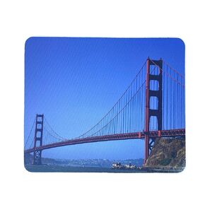 Golden Gate Bridge San Francisco Hacevial ​​Hacation Gift Neoprene Mouse Pad - مصنوع يدويًا من قبل الصلصال المطلي