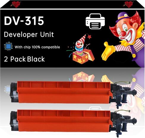 DV-315 Developer Unit Compatible with Konica Minolta bizhub C250i C251i C300i C301i C360i C361i Printers, Enhanced Durability, Ideal for High-Volume Printing (1 Pack Black) in Saudi Arabia