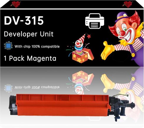 DV-315 Developer Unit Compatible with Konica Minolta bizhub C250i C251i C300i C301i C360i C361i Printers, Enhanced Durability, Ideal for High-Volume Printing (1 Pack Black) in Saudi Arabia