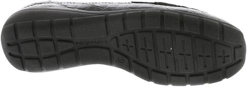 Easy Spirit Women's Abide 8 Loafer Flat, Black Croco Patent, 7 in Saudi Arabia