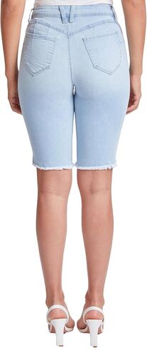 YMI Women's Wannabettabutt High Rise Button-Fly Bermuda Shorts in Saudi Arabia