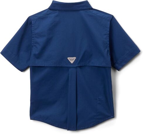 Columbia Youth Boys Bonehead Short Sleeve Shirt, Sunset Red, Small in Saudi Arabia