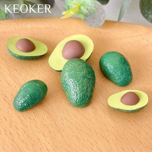 Keoker Avocado Polymer Clay Molds, 3D Shape Fruit Polymer Clay Molds for Jewelry in Saudi Arabia