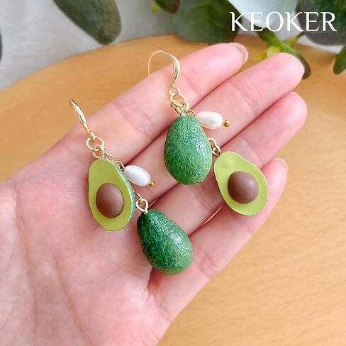 Keoker Avocado Polymer Clay Molds, 3D Shape Fruit Polymer Clay Molds for Jewelry in Saudi Arabia